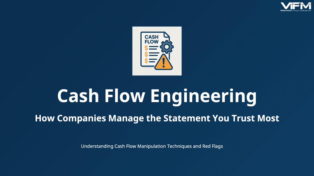 Cash Flow Engineering How Companies Manage the Statement You Trust Most